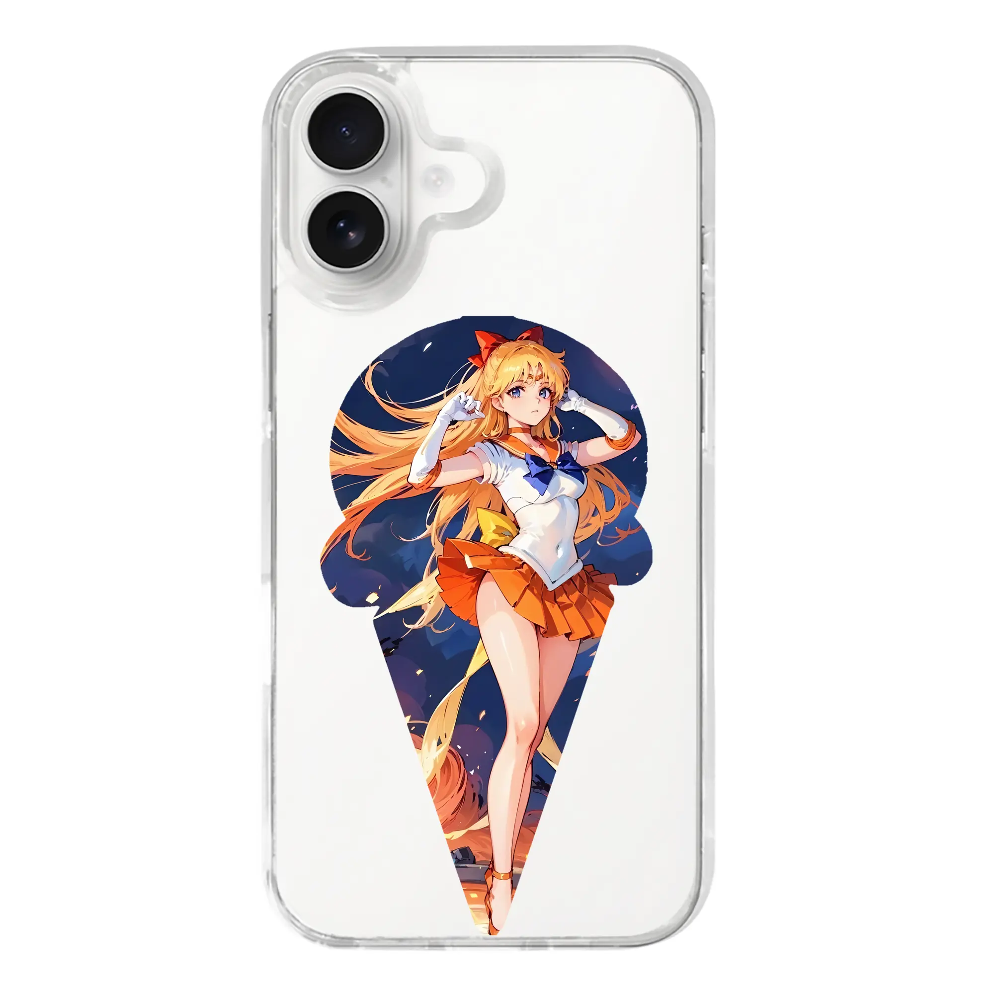 美少女戦士セーラームーン グッズ 愛野 美奈子 - iPhone 17シリーズ 透明スマホケース – 薄型・耐衝撃・精密フィット保護カバー